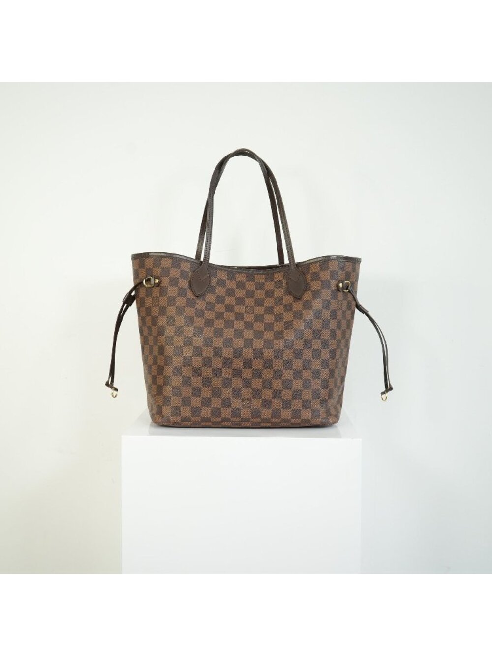 Louis Vuitton Neverfull Damier Ebene Tote Bag Brown Shoulder Bag